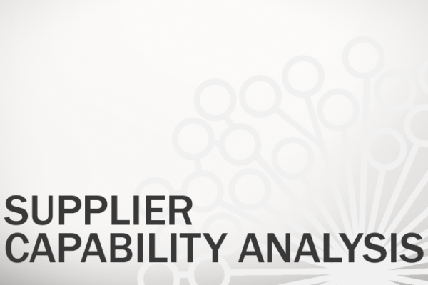 Supplier Capability Analysis