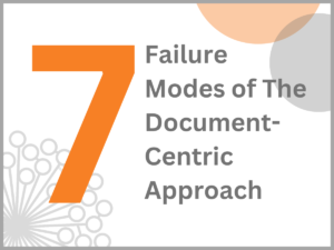 Seven Failure Modes of The Document-Centric Approach